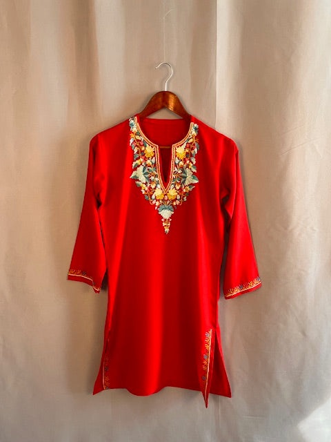 Red kurta