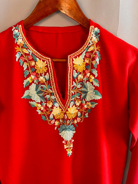 Red kurta